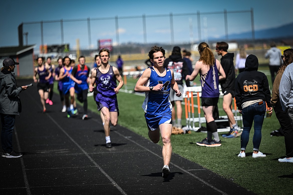 Zoran LaFrombois of St. Ignatius posted seconds in the 1800m and 3200m during last weekend's Dilly Bar Invite. (Christa Umphrey photo)