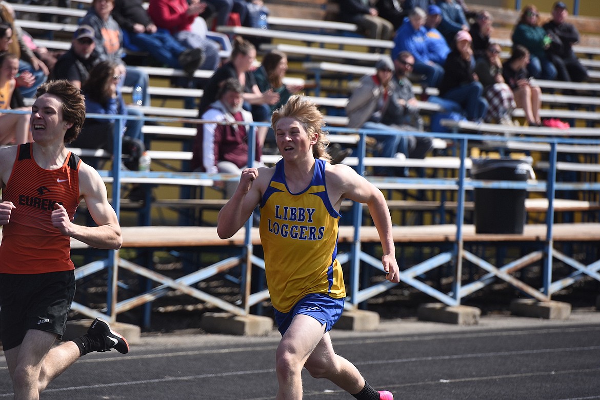 Libby's Joel Goodman Loggers had two second-place finishes Saturday, April 14, at the Libby Invitational. (Scott Shindledecker/The Western News)
