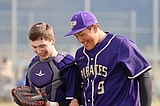 Baseball scoresheet: Local teams on top