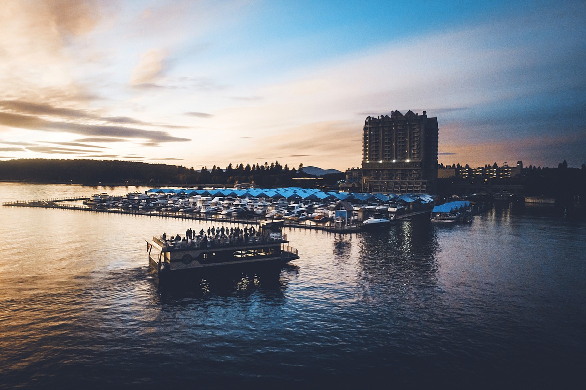 Coeur d'Alene has been ranked No. 12 in WalletHub's "Best Small Cities to Start a Business" report, which came out Tuesday. Pictured: An evening cruise on Lake Coeur d'Alene near The Coeur d'Alene Resort.