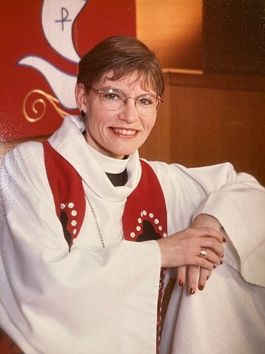 Virginia Emilie Johnson-Krupa (Ginny), 68, was called home by her Lord on March 29, 2023, after a courageous battle with cancer.