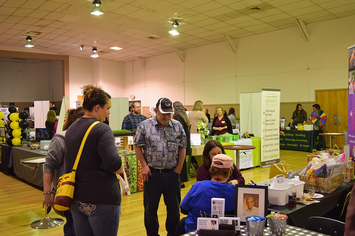 Expo attendees visit and have fun with vendors during the Ephrata Chamber of Commerce Business Expo on April 12. Chamber officials said this was the first expo they’d held and they hoped to make it an annual event.