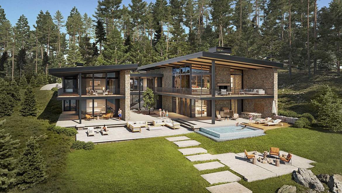 A home designed by Jason Cherry, owner and architect of Rowen Architecture. (Courtesy photo)