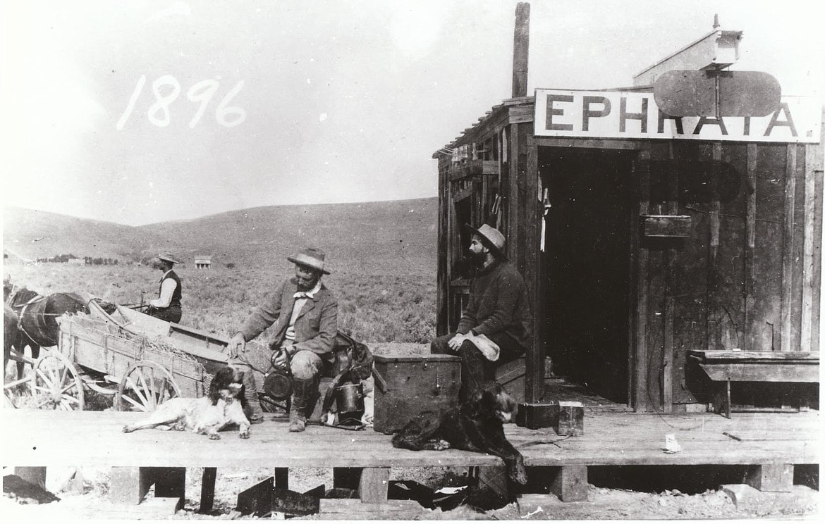 Downtown Ephrata in the year 1896. The picture is part of the collection of the Grant County Historical Society and Museum, opening for the year May 5.