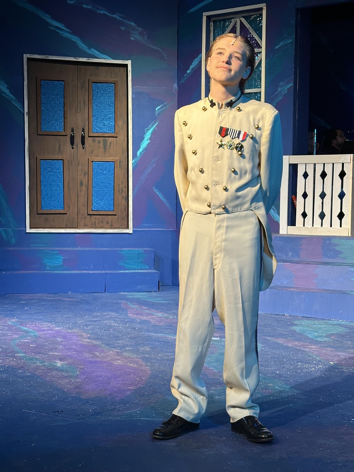 Luke Odenthal appears as Prince Hans in the Coeur d'Alene High School production of "Frozen: The Broadway Musical." CHS is the first Idaho high school to present the show after winning the privilege through the United States of "Frozen" contest.