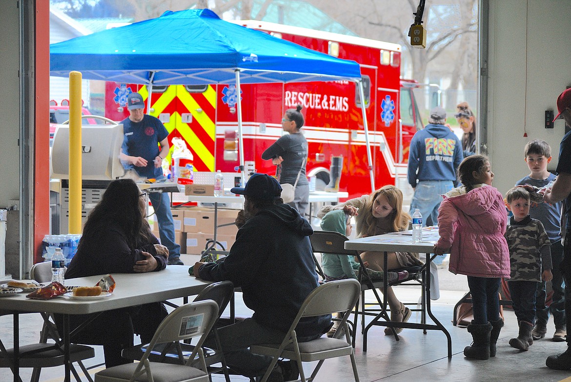 The First Responder BBQ Fundraiser on April 22 was put on in conjunction with the Mineral Community Hospital following the hostage situation and shooting that took place in St. Regis back in March. Fire Chief Scott Dodd, and Trauma Coordinator Angela Visintin came up with the idea for the event the very next morning in hopes of supplying area responders with bullett proof vests and restore some peace of mind. (Amy Quinlivan/Mineral Independent)