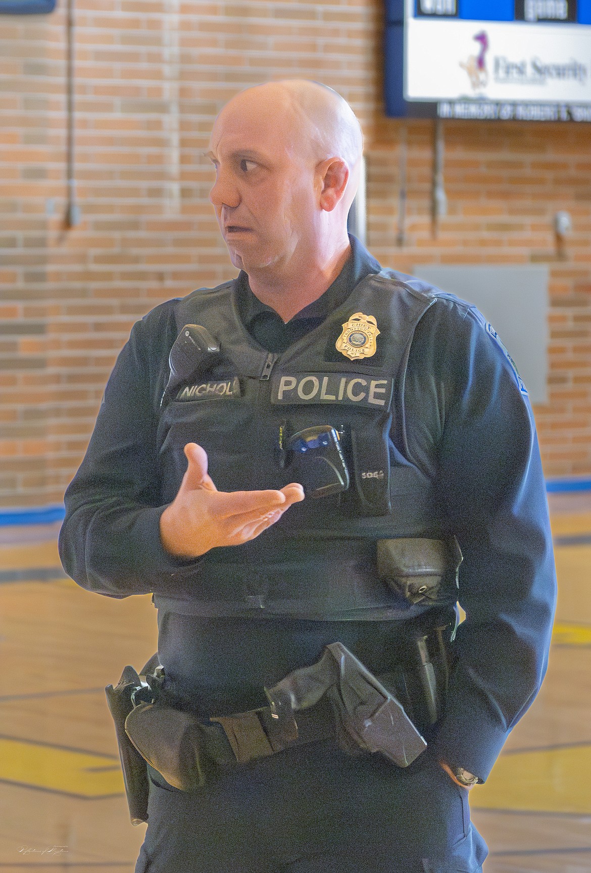 Thompson Falls Police Chief Chris Nichols. (Tracy Scott/Valley Press)