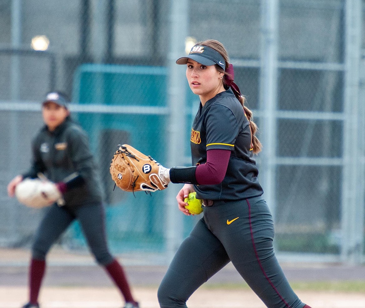 Moses Lake sophomore Paige Richardson went four-for-four at the plate with six RBI in the first game against Davis on Friday.