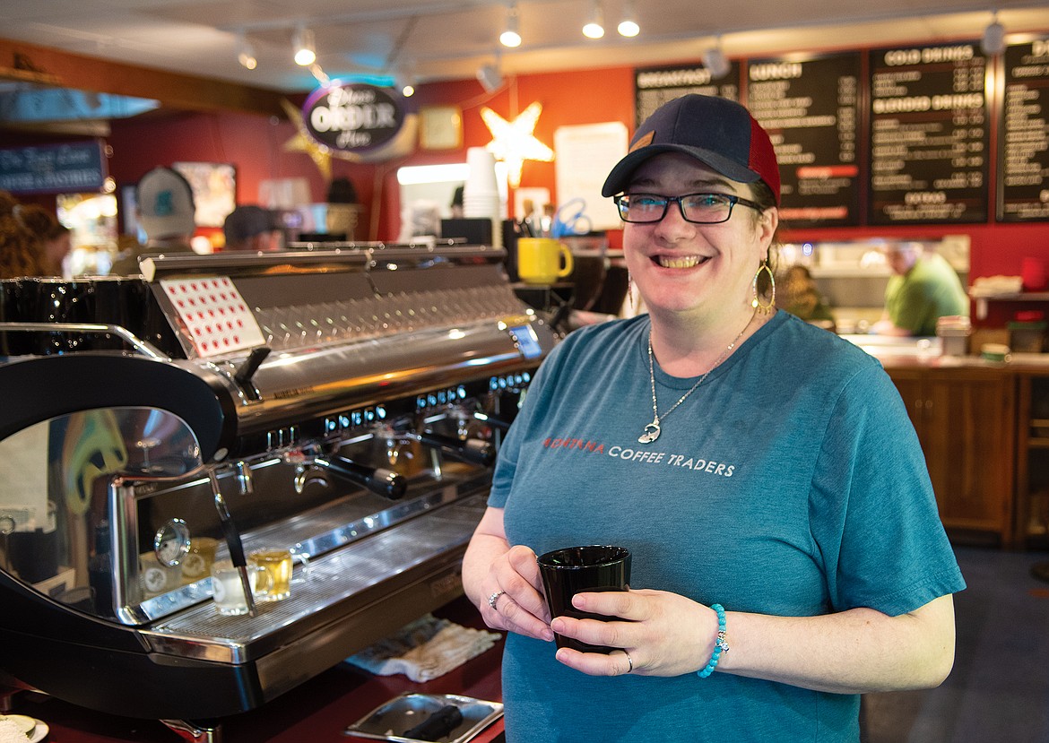 Amanda Terrell of Montana Coffee Traders in Columbia Falls was named best barista.