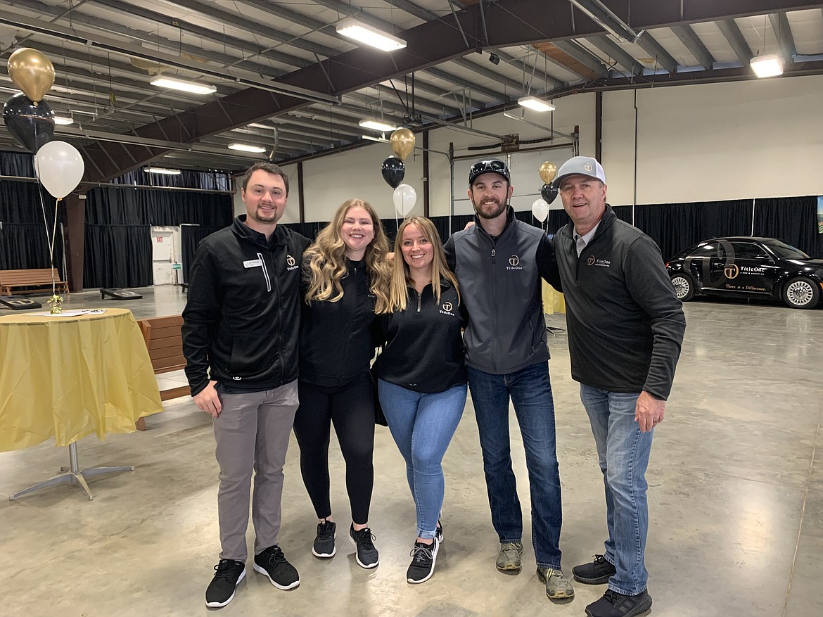 From left, Max McCullough, Jess Stephens, Annika Nye, Alex Myers and Bill Clark helped to organize the Cornhole for CASA tournament in 2022, raising $14,000 for the organization. This year's event will be May 13 with $100 buy-in for each team to compete, with opportunities to donate on site.