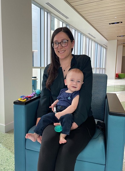 Verity Thorne and her son Calum McCully, who had to take an air ambulance to Salt Lake City to receive life saving care last year. (photo provided)