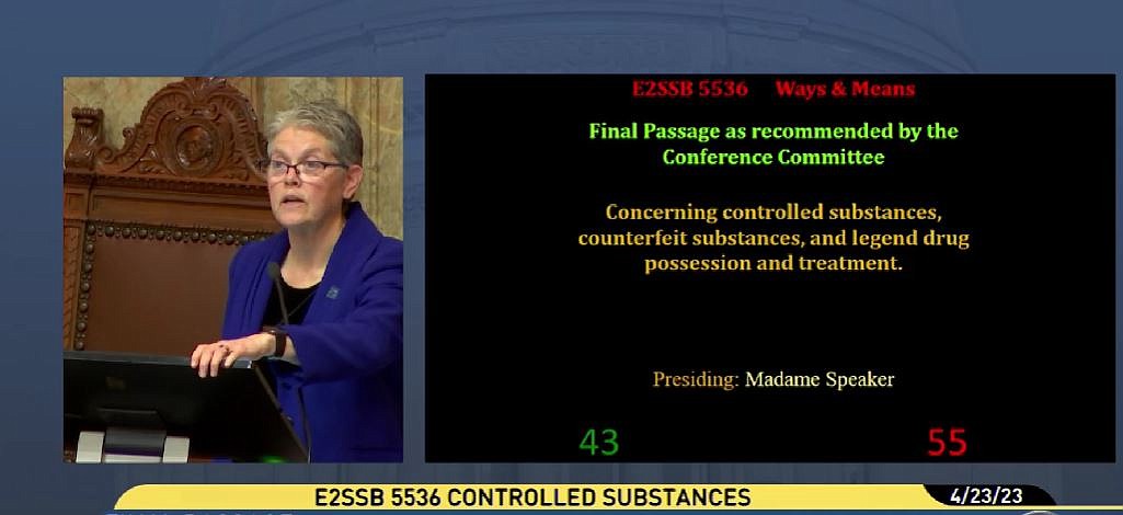 The ‘Blake fix’ bill failed to pass the Washington State legislature by a vote of the House of Representatives 43-55 in the final hours of the Washington Legislature’s regular session this year. As a result, drugs will be decriminalized on July 1, causing concerns for law enforcement and legislators alike.