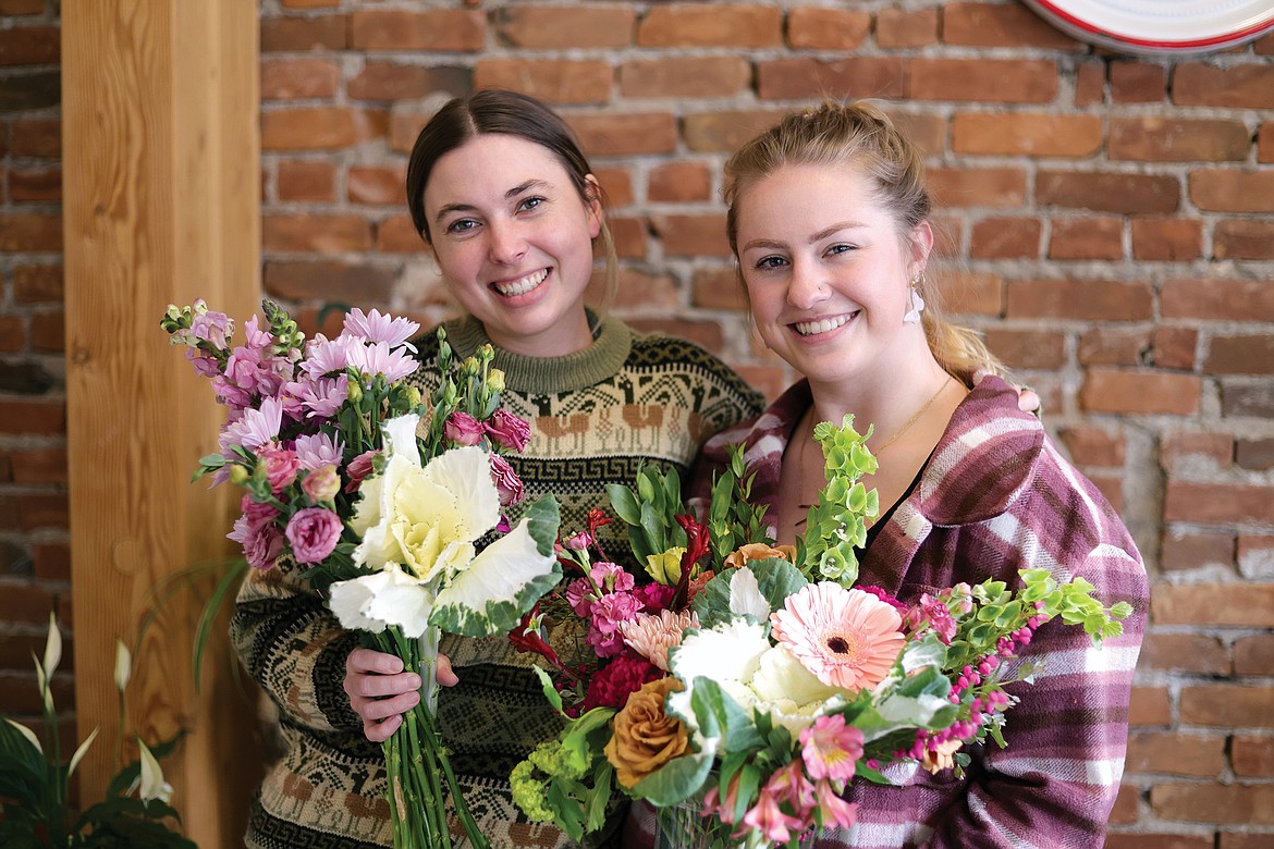 Kendall Schneider and Alyssa Rufenach of Rose Petal, best florist.