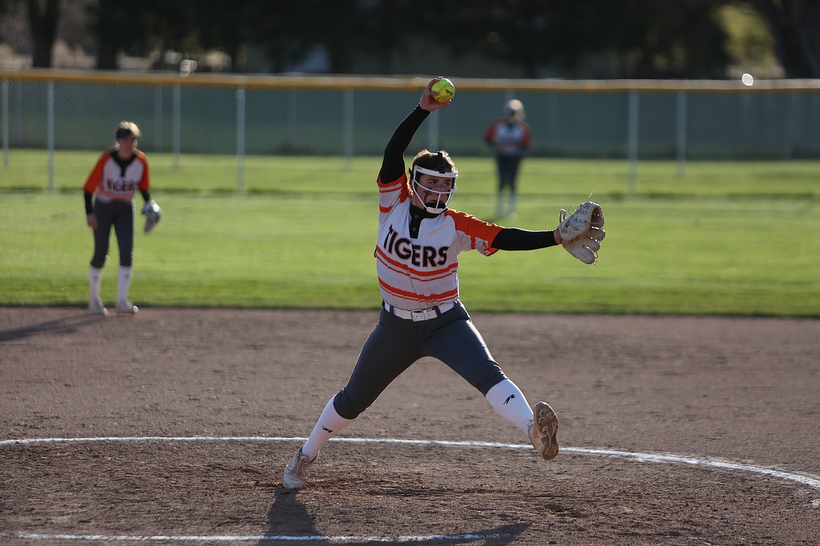 Ephrata sophomore Olivia Bicondova pitches against Quincy on Tuesday.