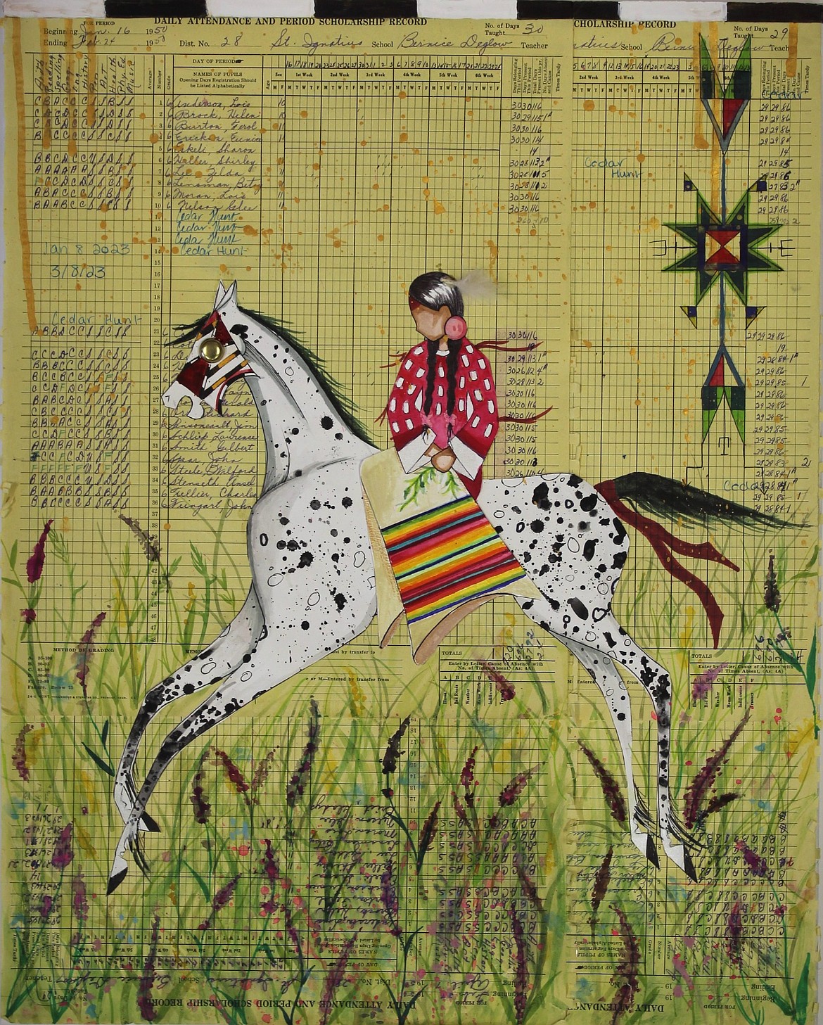 "Girl on a Horse" by Cedar Hunt will hang in the halls of the United States Congress for the next year.