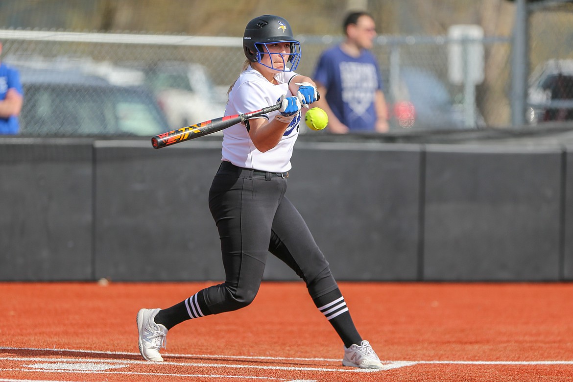 JASON DUCHOW PHOTOGRAPHY
Coeur d'Alene senior Catherine Bakken hit a grand slam in the first game of a doubleheader sweep at Sandpoint.