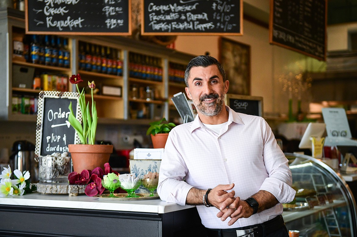 Owner Chris Reynolds at Bonjour Bakery & Bistro in Kalispell on Thursday, April 27. (Casey Kreider/Daily Inter Lake)