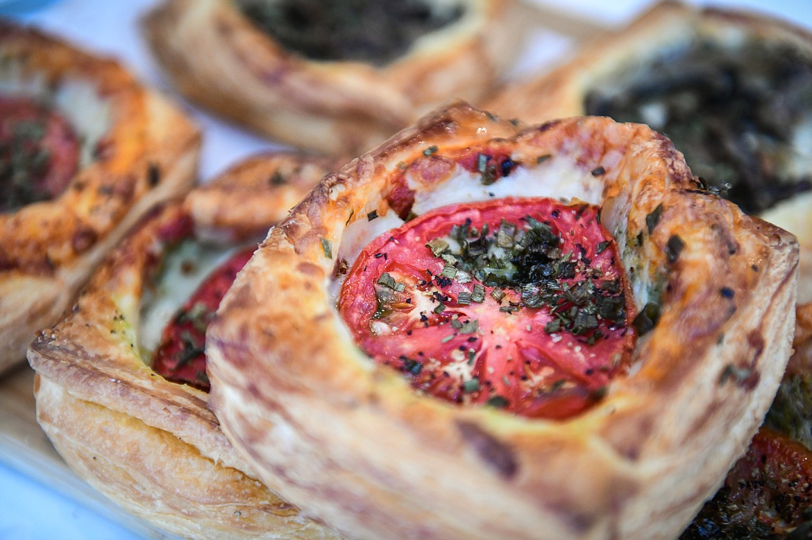 The tomato pesto danish at Bonjour Bakery & Bistro in Kalispell on Thursday, April 27. (Casey Kreider/Daily Inter Lake)