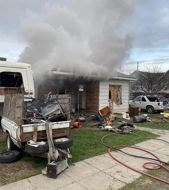 Lind fire injures one Columbia Basin Herald