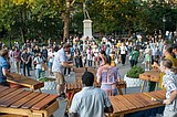 Music Conservatory hosts lawn party with Polyphony Marimba