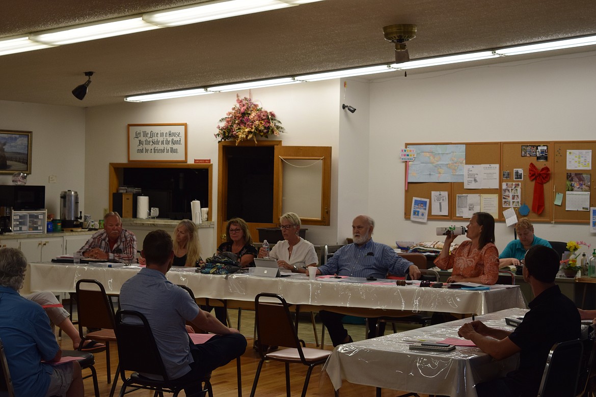 Community residents observe the regular Soap Lake City Council meeting on May 3.