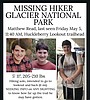 Search underway for missing hiker in Glacier