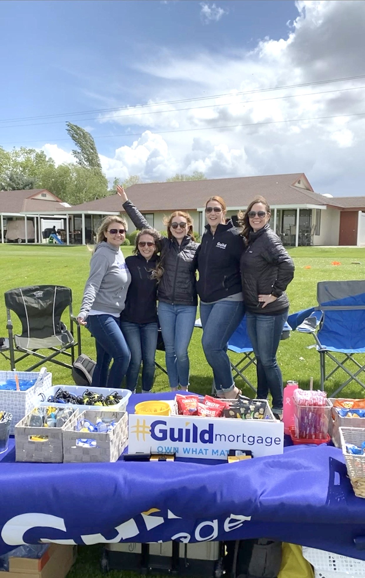 Representatives from Guild Mortgage smile at the 2021 Moses Lake Chamber of Commerce Golf Scramble. Chamber President and CEO Debbie Doran-Martinez said the event is “an opportunity for the business community to mingle, network and have a good time doing so while supporting the Chamber.”