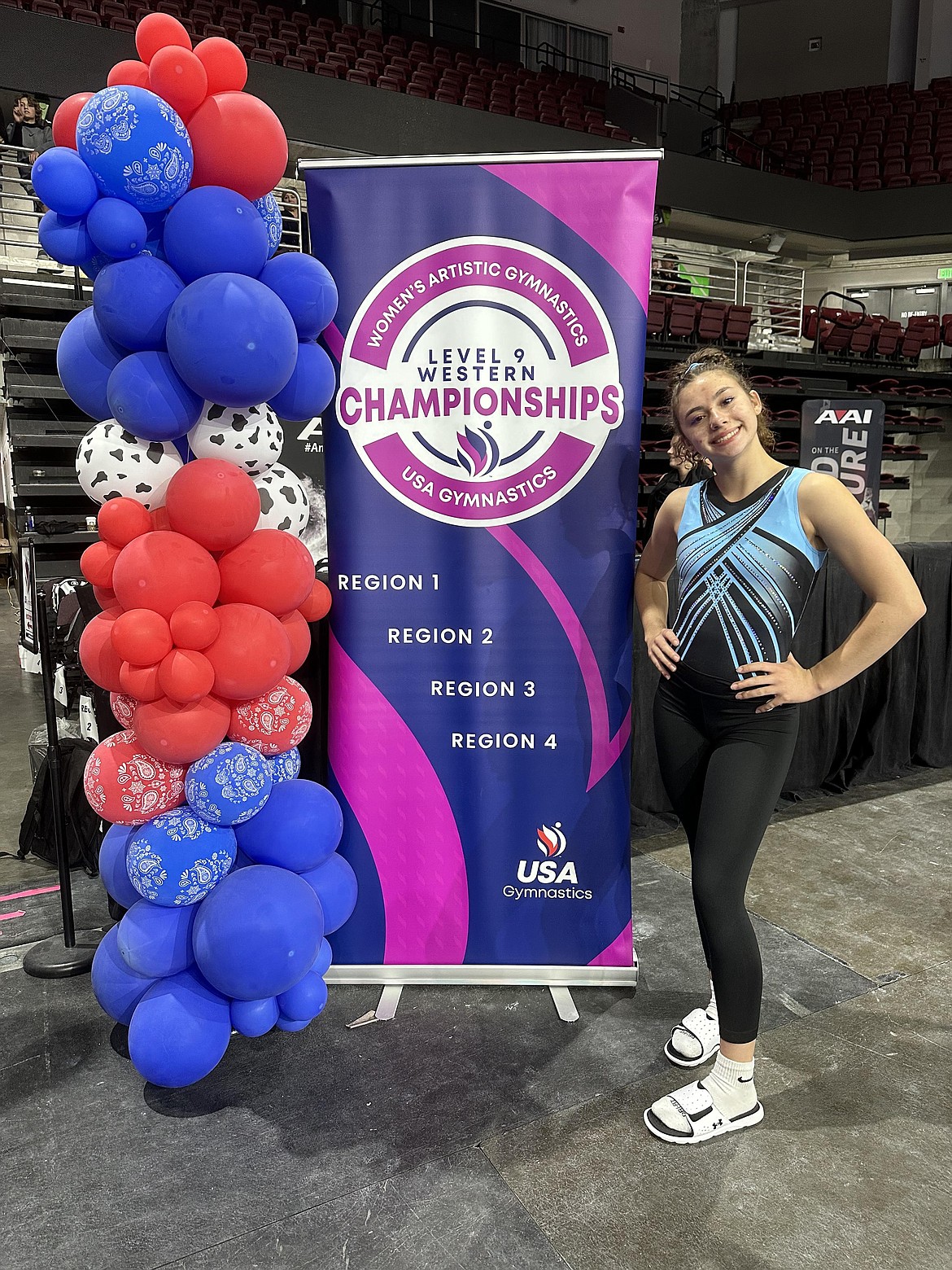 Courtesy photo
Avant Coeur Gymnastics Level 9 Jazzy Quagliana competed at Western Nationals in Boise. She had a high of 9.125 on Bars and a high of 9.3 on Beam.