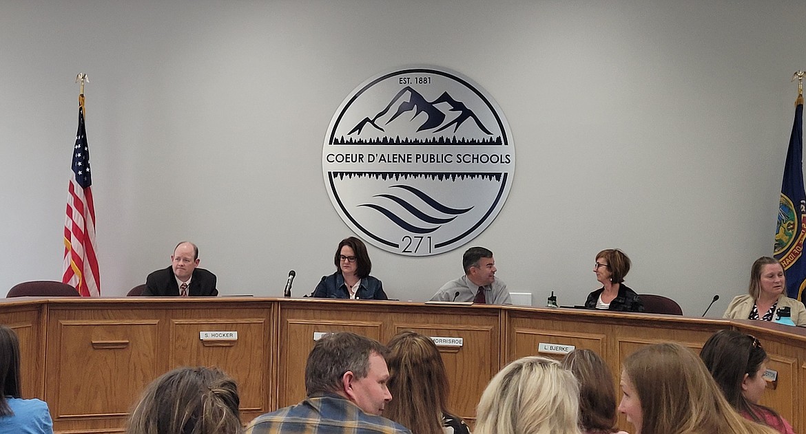 The Coeur d'Alene School District board of trustees adopted a new restroom policy and also voted to rescind outdated transgender guidelines that are addressed in other modern policies Monday evening during a regular meeting.