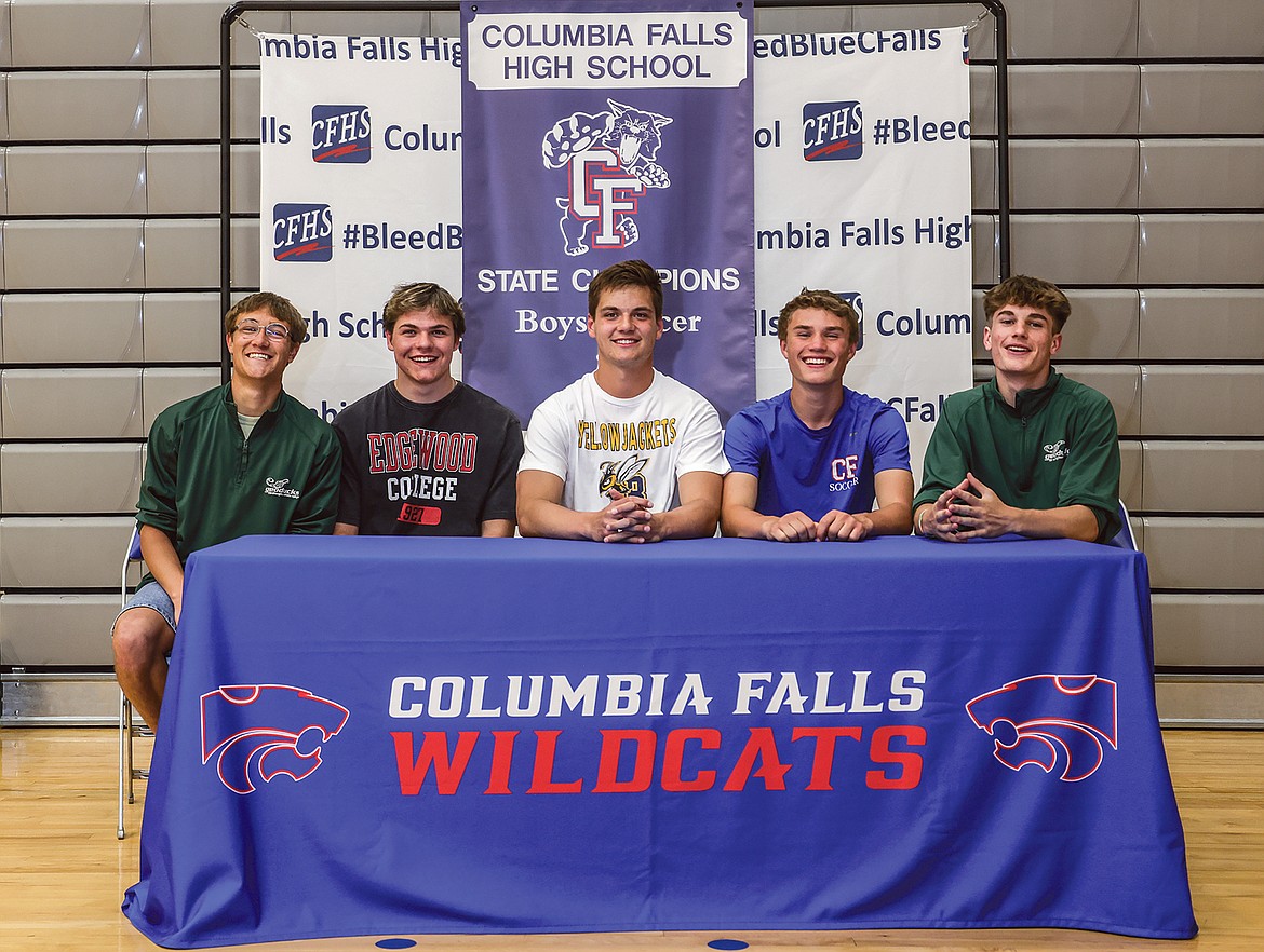 Historic day for Columbia Falls soccer as five sign to play college ...