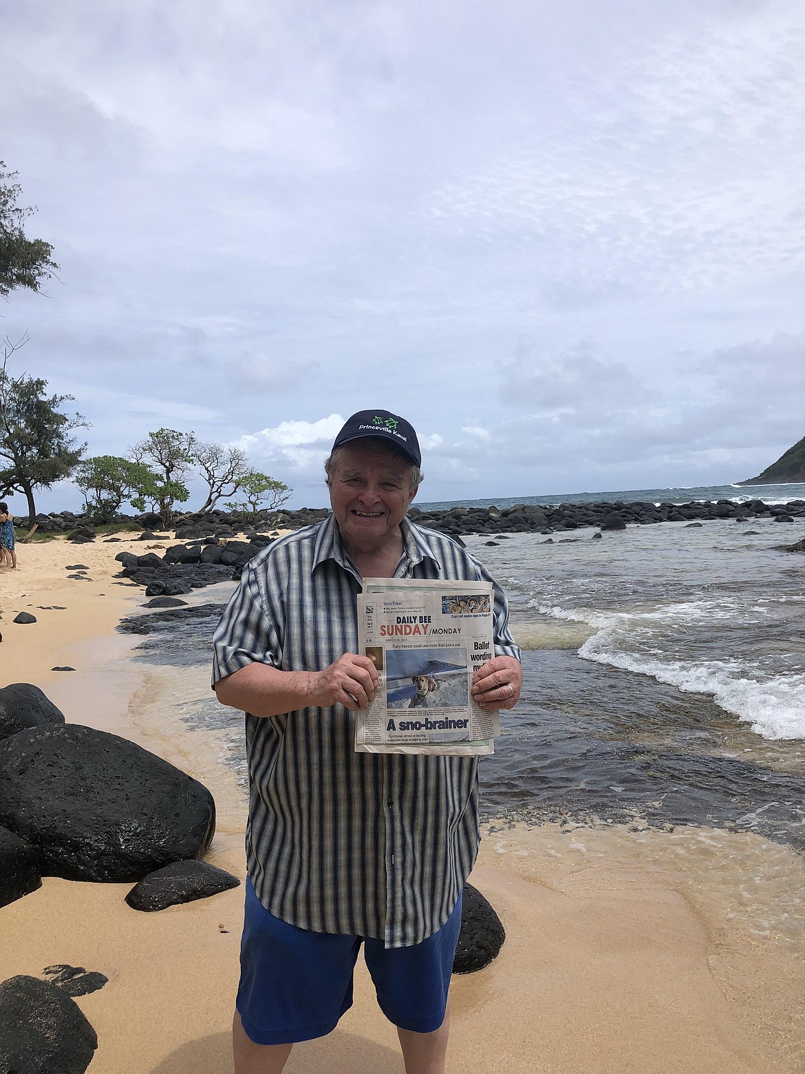 Steve Johnson made sure to take along the Daily Bee during a recent trip to Kauai, Hawaii. If you have a photo that you took that you would like to see run as a Best Shot or I Took The Bee send it to the Bonner County Daily Bee, P.O. Box 159, Sandpoint, Idaho, 83864; or drop them off at 310 Church St., Sandpoint. You may also email your pictures in to the Bonner County Daily Bee along with your name, caption information, hometown and phone number to news@bonnercountydailybee.com.