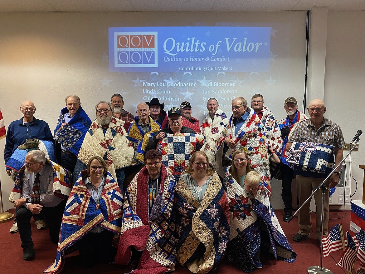 Kootenai Valley Quilt Guild awards more Quilts of Valor Western News