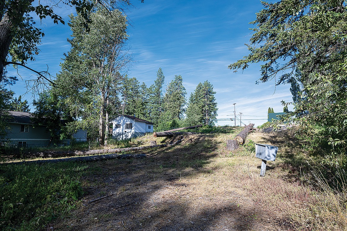 The lot in Columbia Falls that was once home to the Swiss Apartments. (Hungry Horse News FILE)