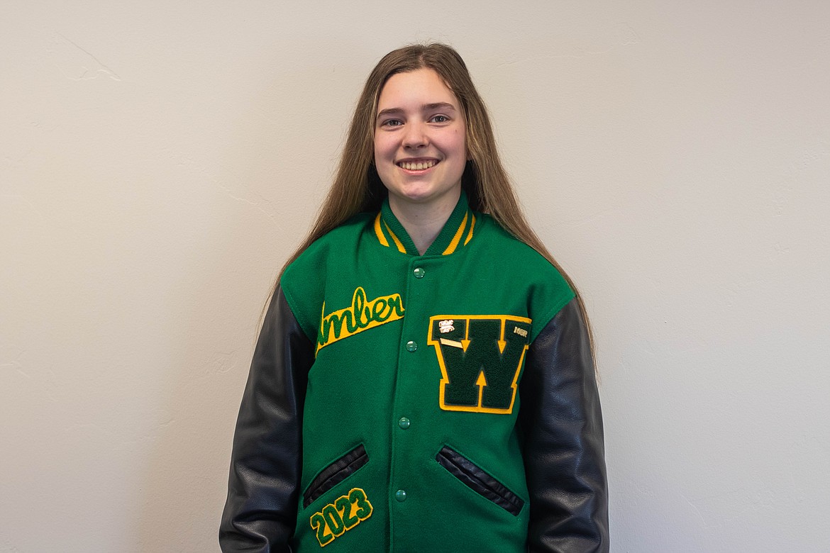 Amber Samuels, a 2023 Whitefish High School graduate, stands for a portrait on May 10, 2023. (Kate Heston/Daily Inter Lake)