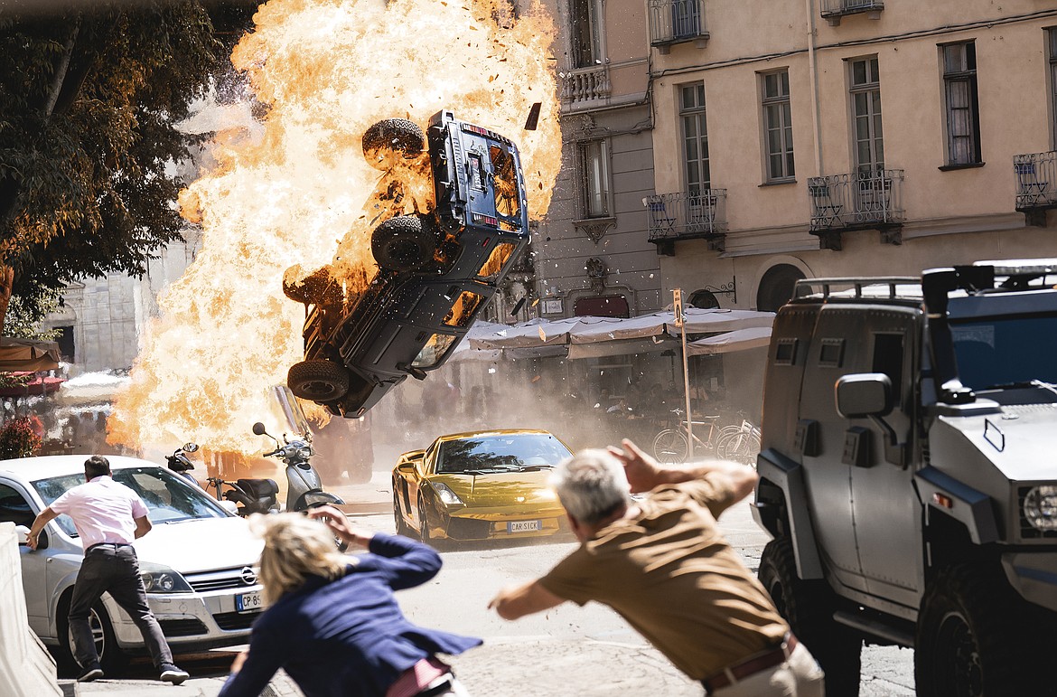 This image released by Universal Pictures shows a scene from "Fast X."