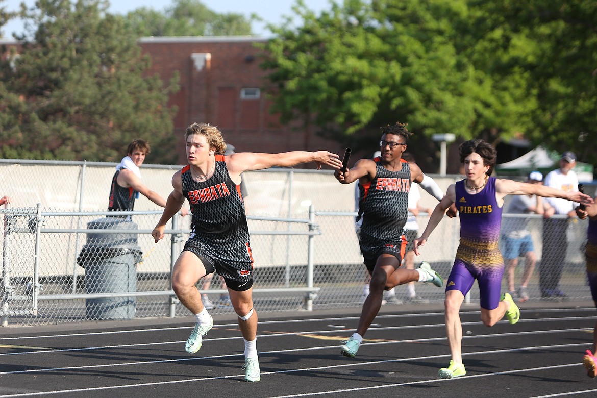 Ephrata’s 4x100-meter relay team will run at the 2A State track and Field Championships at Mount Tahoma High School in Tacoma.