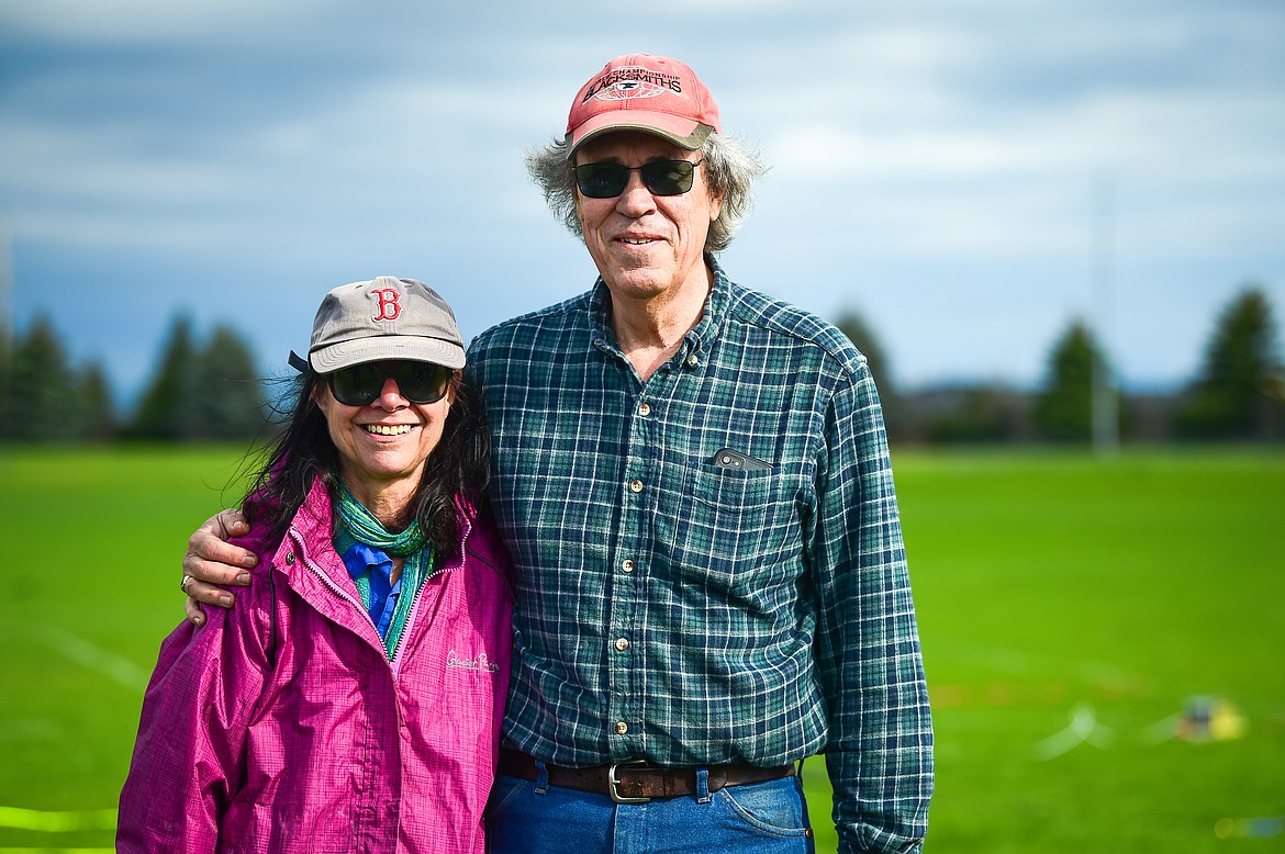 Alison Godfrey and Steve Alejandro at the Flathead Valley Rocket Rally on Thursday, May 25. (Casey Kreider/Daily Inter Lake)