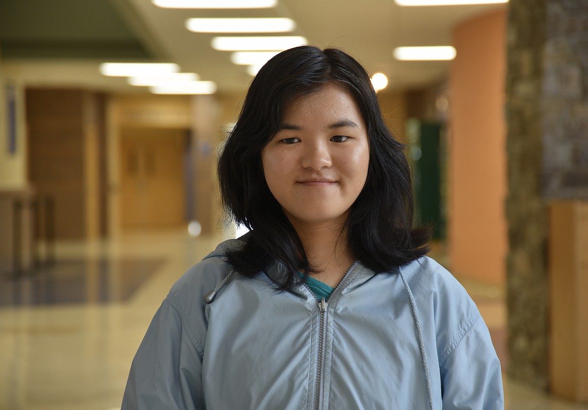 Glacier High School senior Maggie Frisbee graduates Saturday with the Class of 2023. She has set her sights on becoming a traveling nurse. (Heidi Desch/Daily Inter Lake)