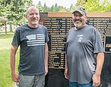 ‘He launched them, I caught them,’ Vets now on Memorial Wall