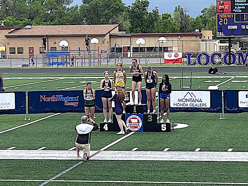 Libby senior Rylee Boltz claimed a silver medal in the Class A Montana State Track and Field Championships last weekend in Laurel. (Photo courtesy Libby Middle High School)