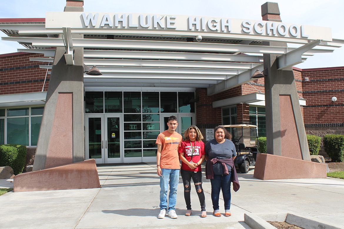 From left, Juan Ramos, Asuzena Cruz and Ani Prudente will be part of a program for life skills students at Washington State University in the fall.