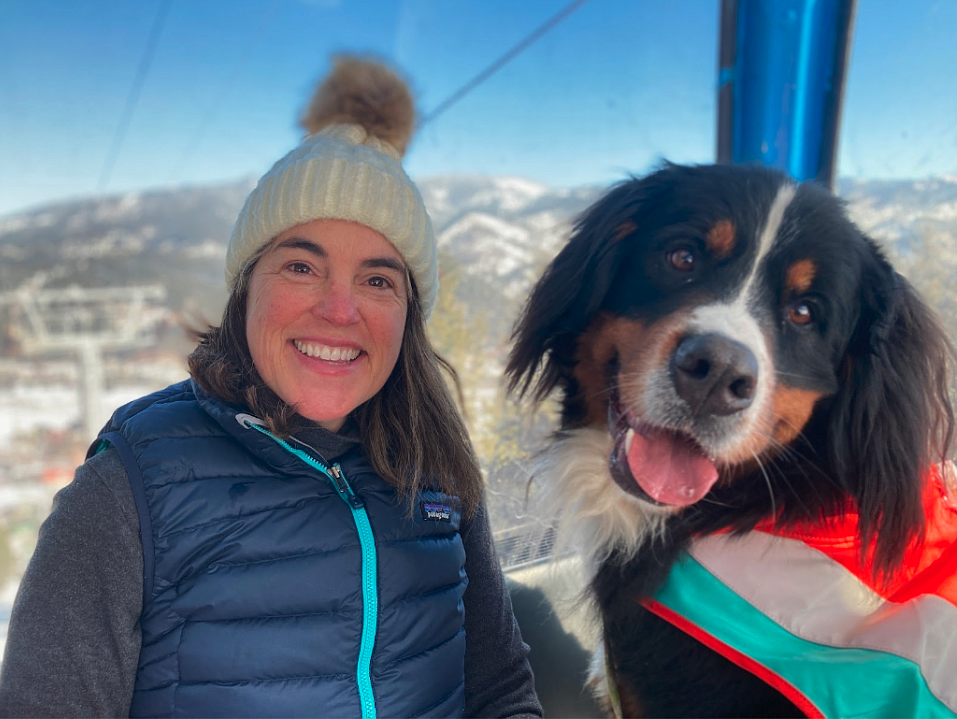 Coeur d'Alene High School mom Connie Anderson and her Bernese mountain dog Journey are two of the newest participants in the Coeur d'Alene School District's facility dog program.