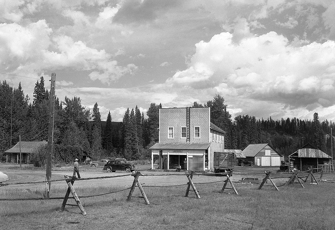 The mercantile, when it was owned by Ben Rover in 1951. (Courtesy Larry Wilson)