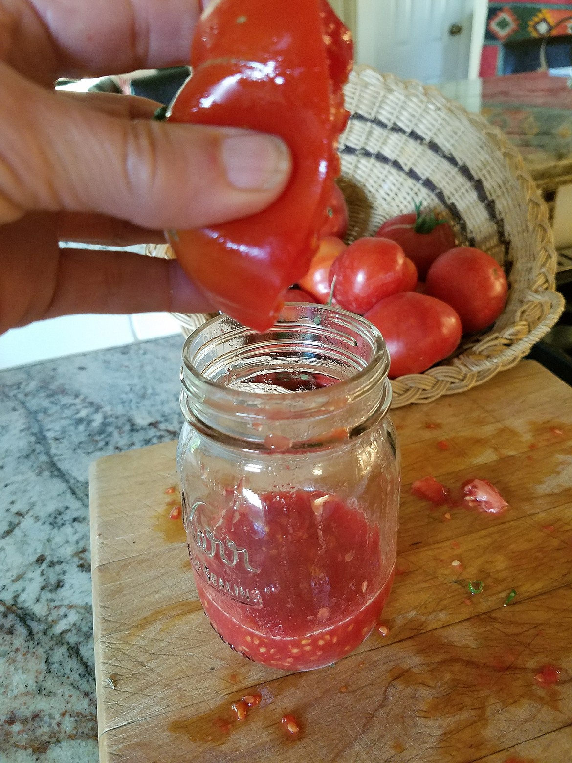 Tomato seeds should be fermented to remove the gelatinous seed-coat covering that can prevent good germination. The process is easy, but a little messy.