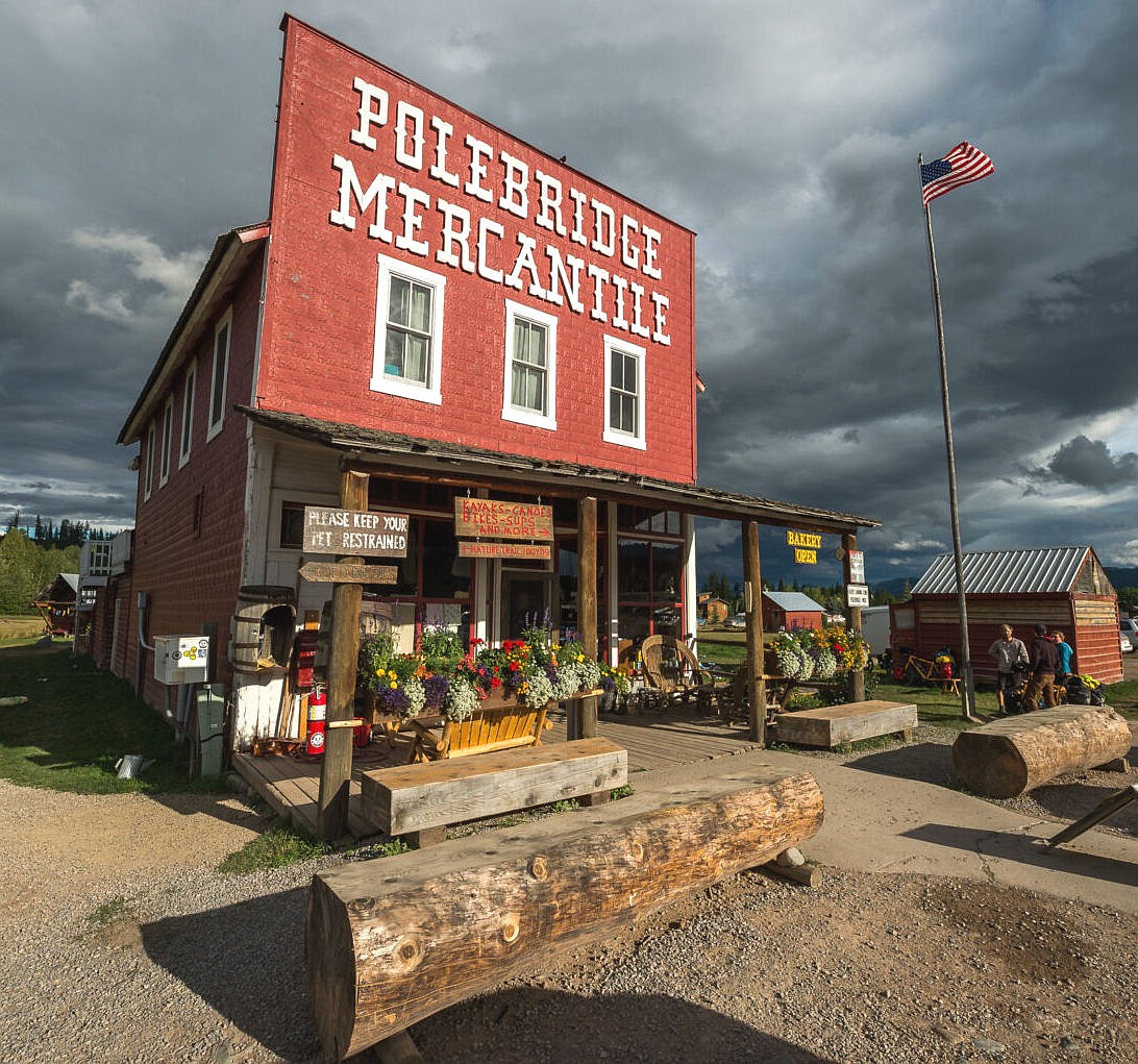 The Polebridge Mercantile in current day. (courtesy of Will Hammerquist)