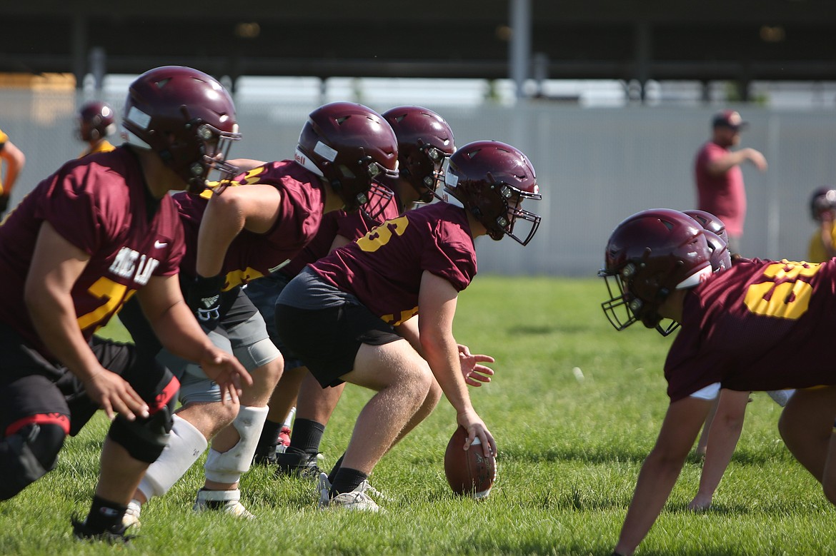 The Moses Lake Mavericks began spring practices on Tuesday, allowing players to return to the field as a team.