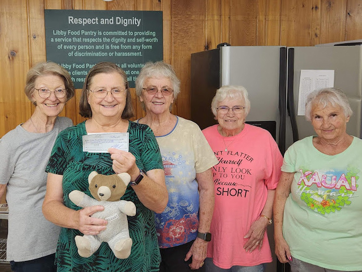 Bears 'n Stuff recently made a $500 donation to the Libby Food Pantry. (Courtesy photo)