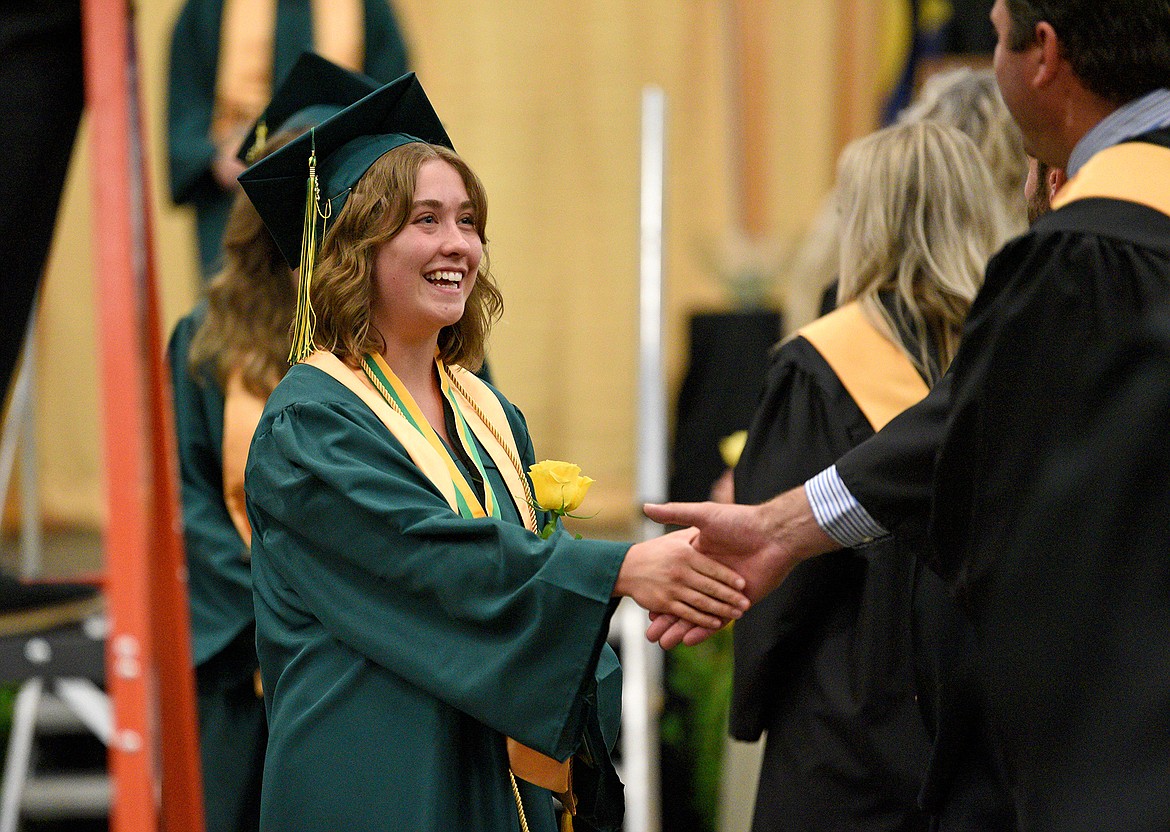 Whitefish High School graduates 127 students with the Class of 2023 at the Commencement Ceremony in the high school gym on Saturday. (Whitney England/Whitefish Pilot)
