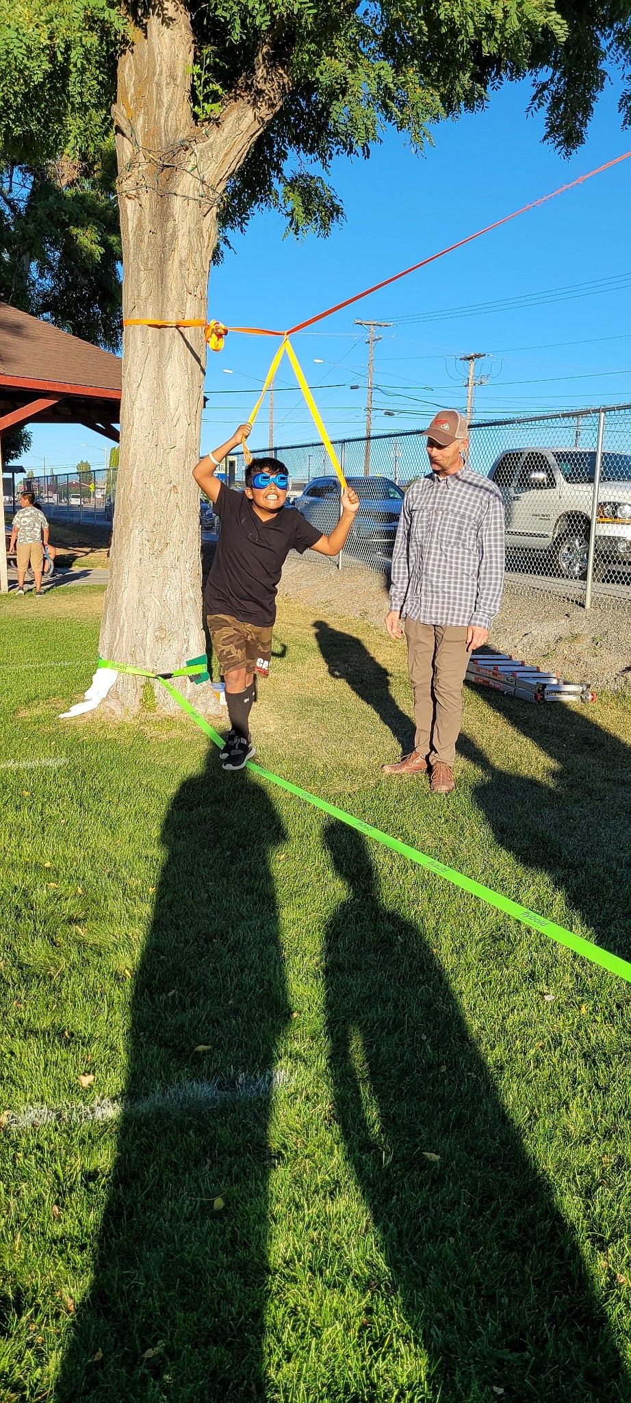 Children got a chance to test their balance at the July 2022 summer movie night in Mattawa. Summer movies return, in Mattawa and elsewhere, later this month.