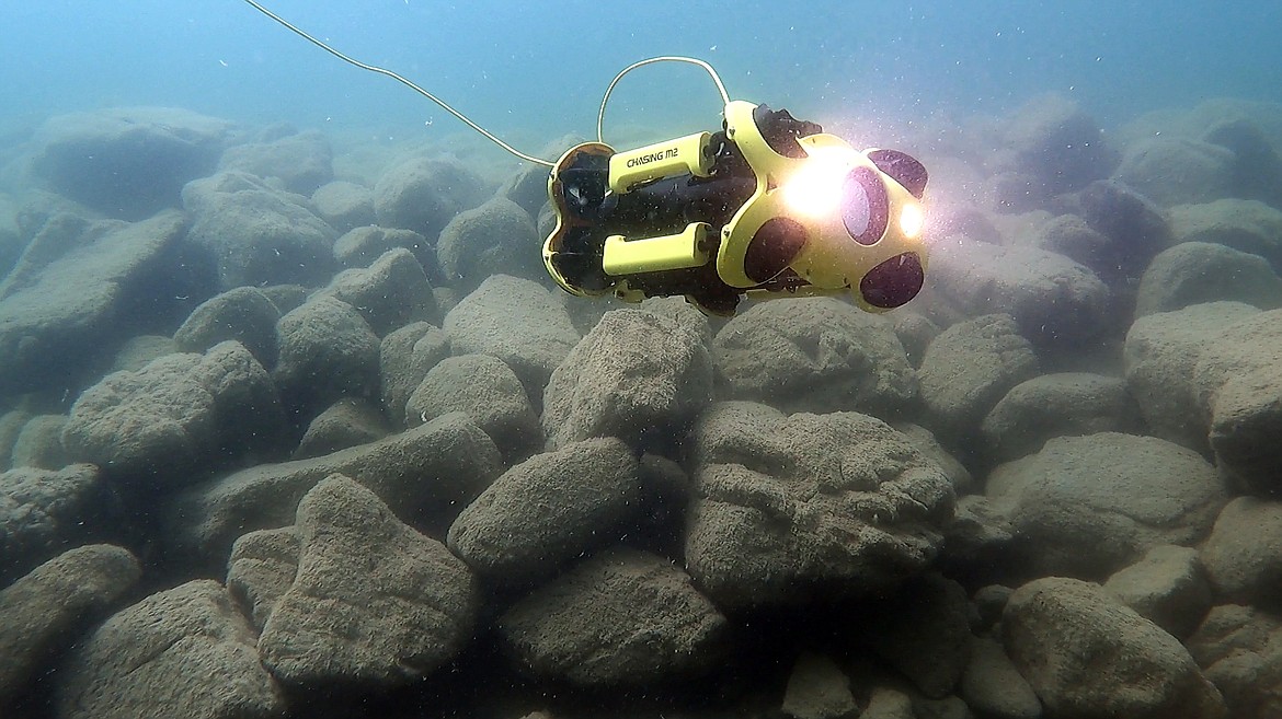 The Flathead Maritime Archaeology Project is using a variety of technologies to explore the depths of Flathead Lake, including submersible remote operated vehicles. (Courtesy photo)